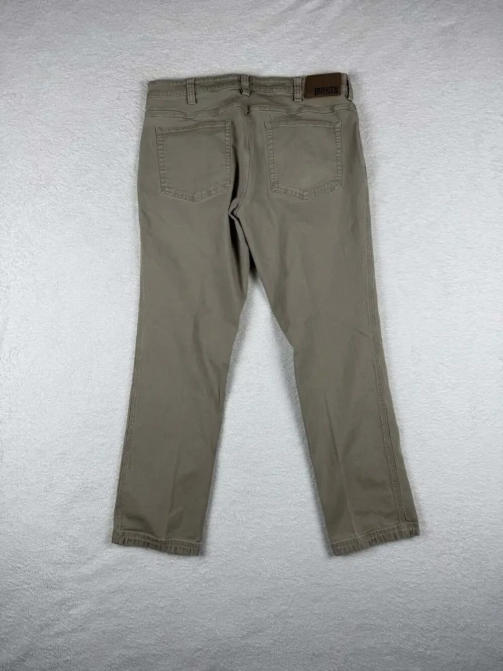 Duluth Trading Co. Flex Fire Hose Regular Fit Work Pants Khaki 36x32